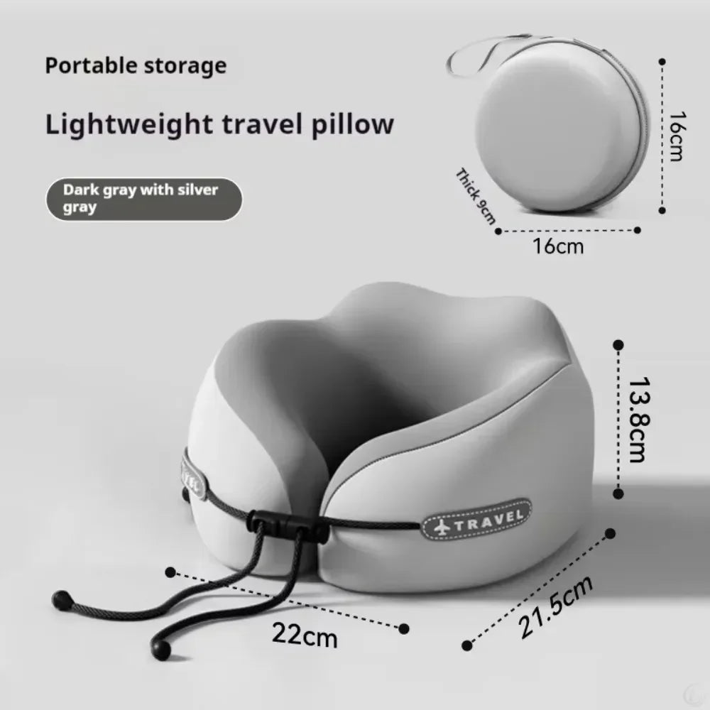 U-shaped travel neck pillow