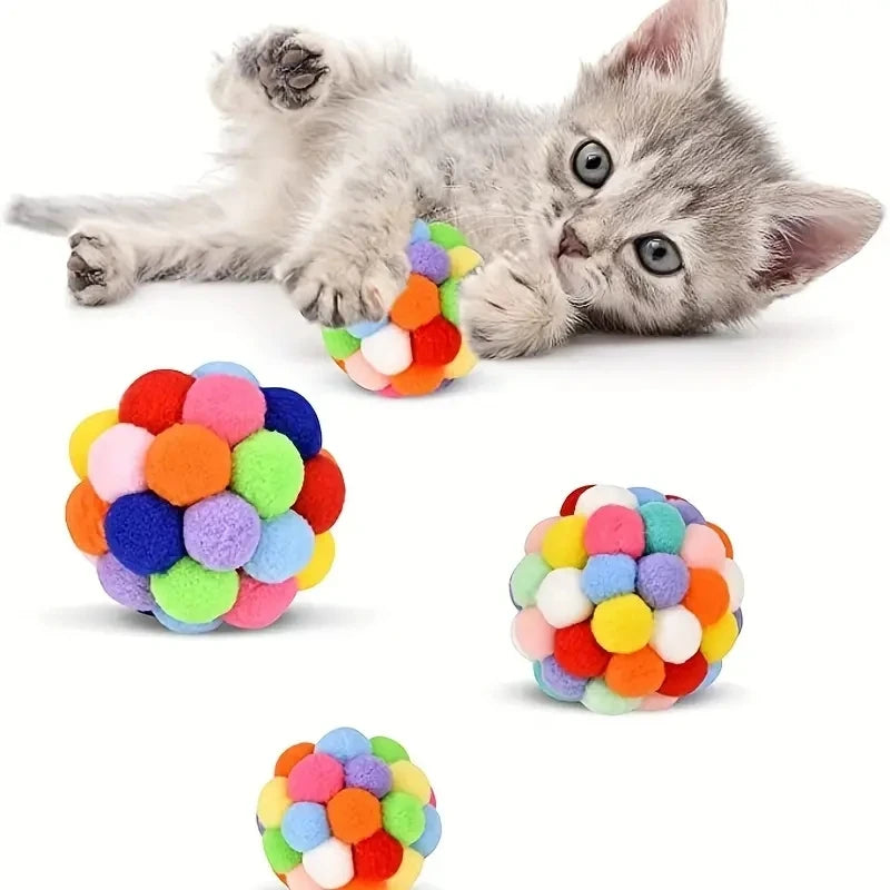 Cat ball toy set