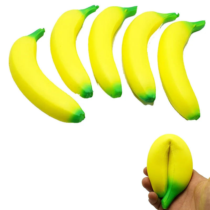 Jumbo Banana Squishy Toy Slow-Rising Fruit Fidget
