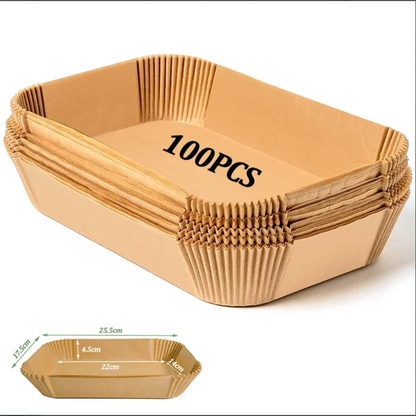 Rectangle air fryer paper liner dimensions