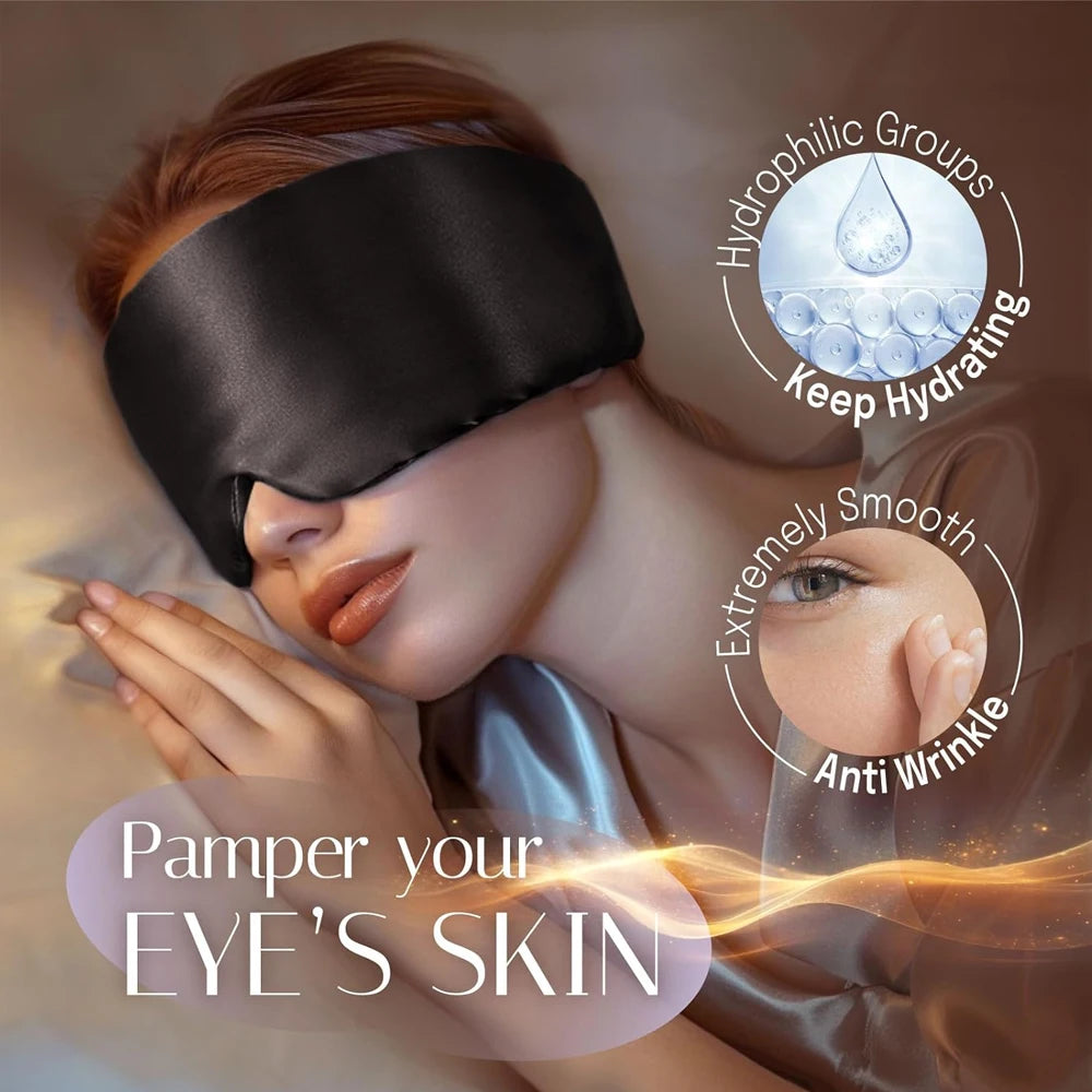 Soft padded eye mask for sleep and travel - image 2