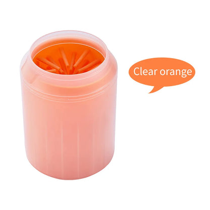 Portable dog paw cleaner cup with silicone bristles - image 8