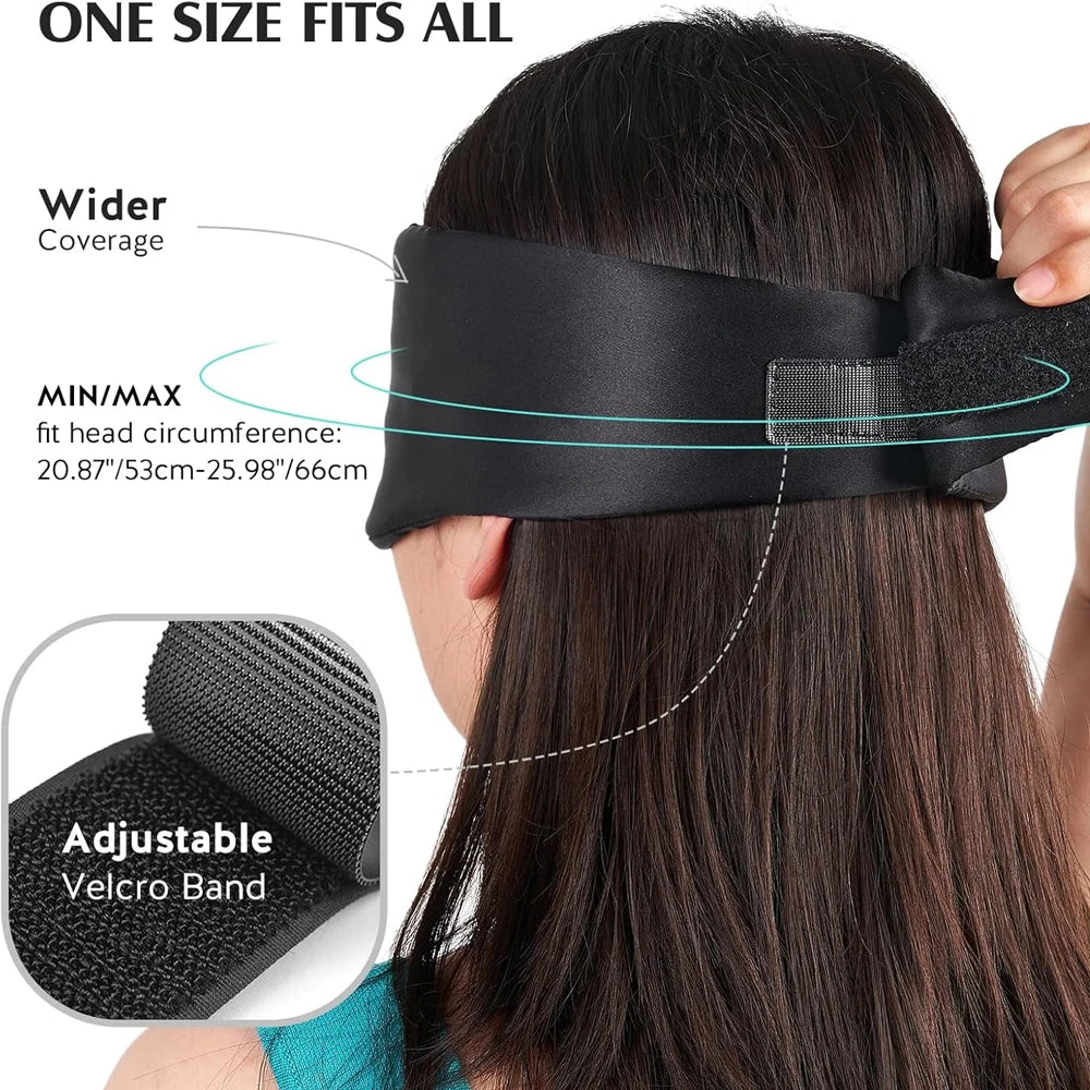 Soft padded eye mask for sleep and travel - image 6