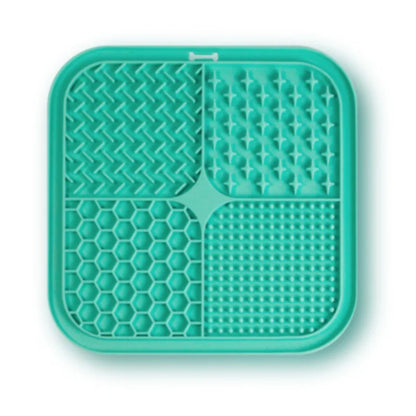 Purple silicone lick mat