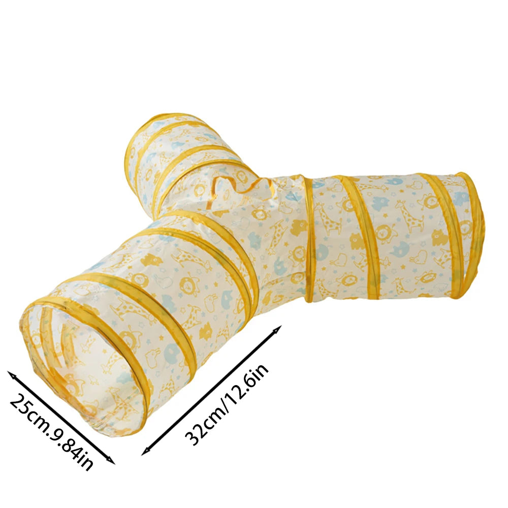Collapsible cat tunnel style options
