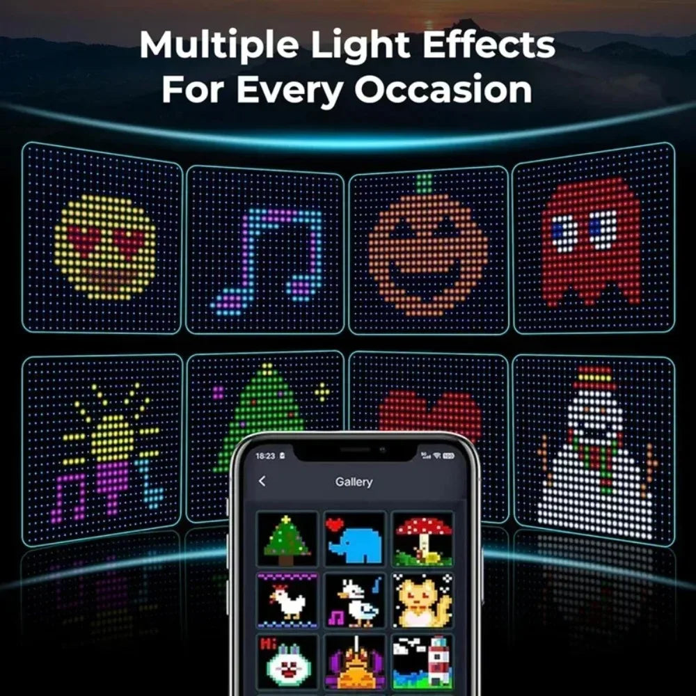 Smart LED curtain lights with app control - image 4