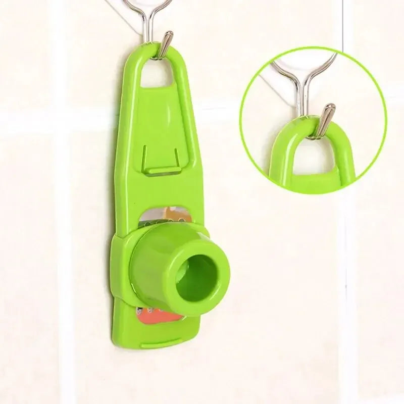 Lightweight plastic garlic grinder tool