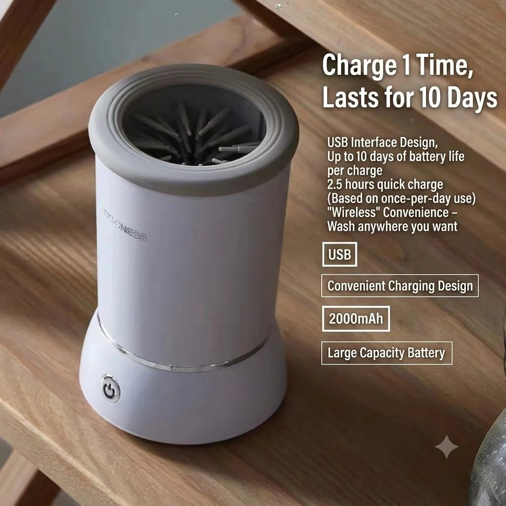 Electric dog paw washer