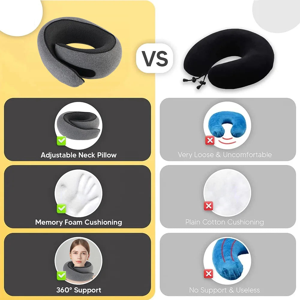 Grey memory foam snail pillow