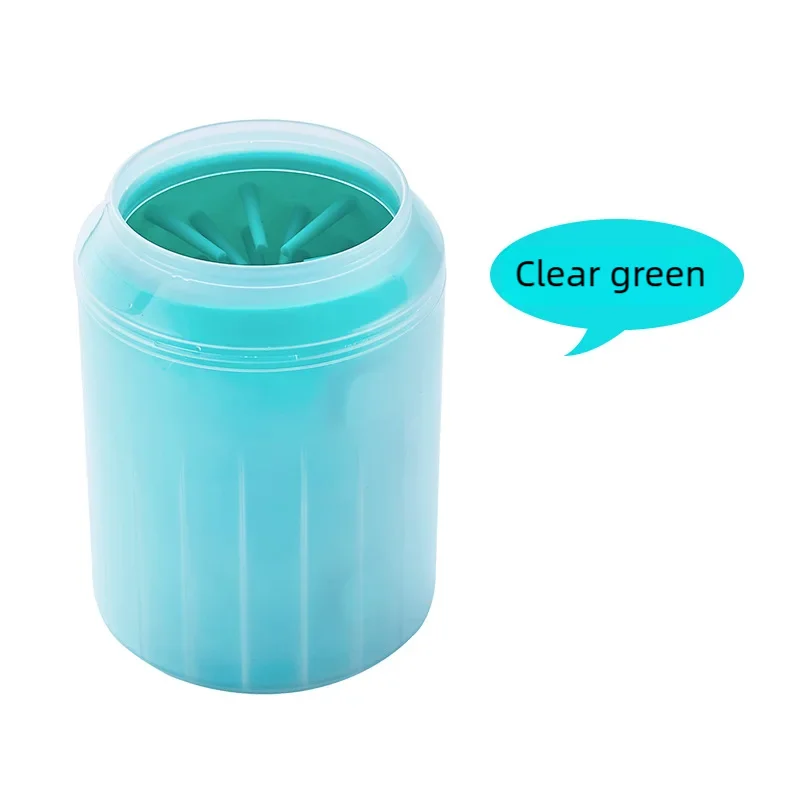 Portable dog paw cleaner cup with silicone bristles - image 9