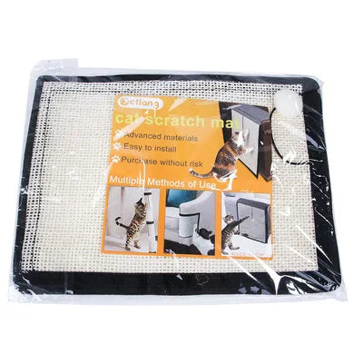 Sisal furniture protector for doors