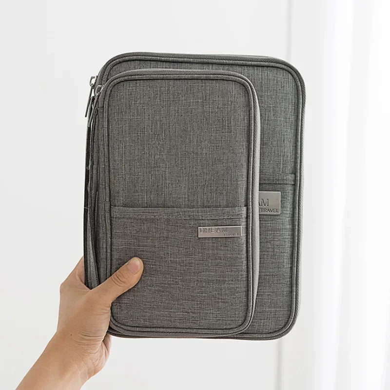 Waterproof family passport holder and travel document organizer - image 6