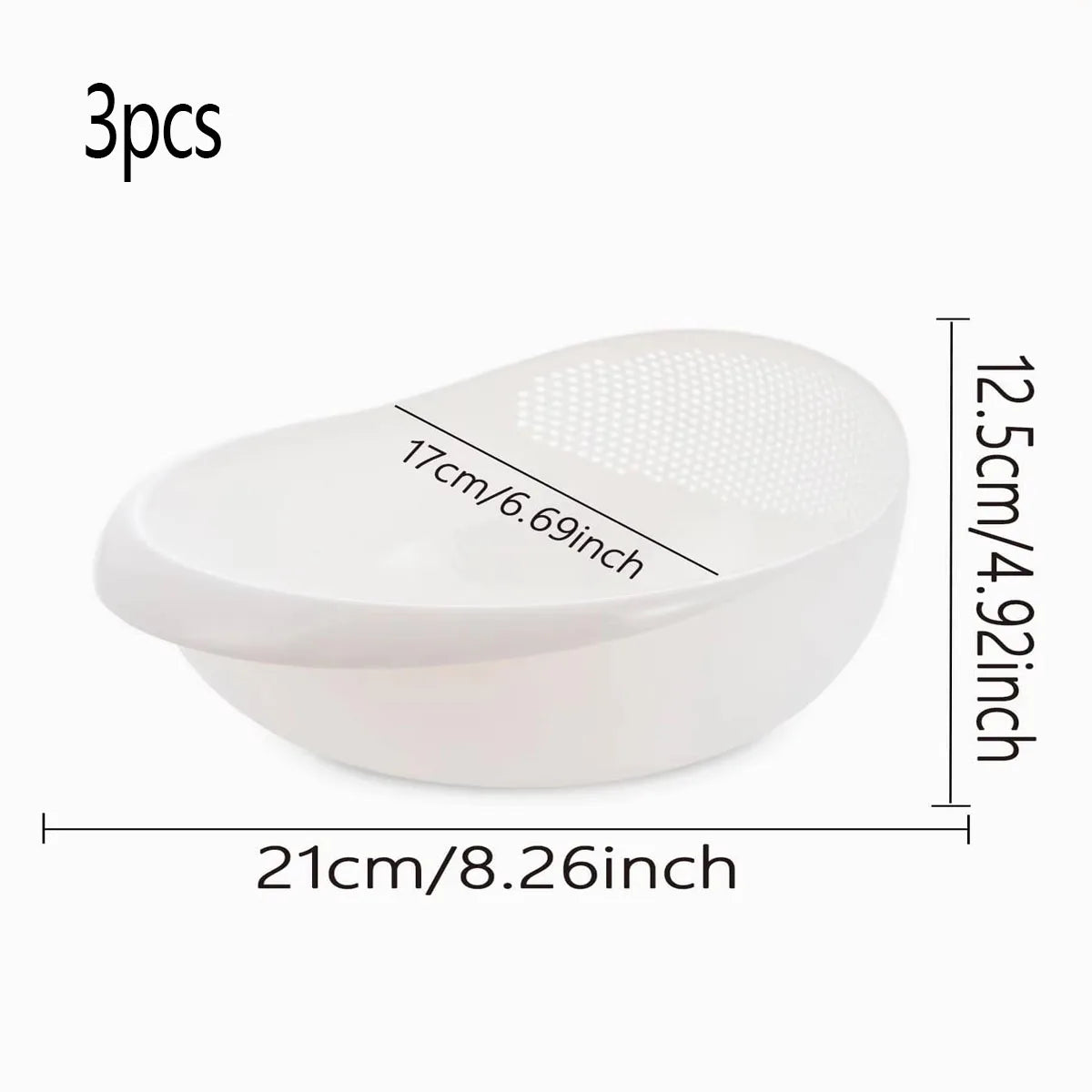 Pink colander drain basket