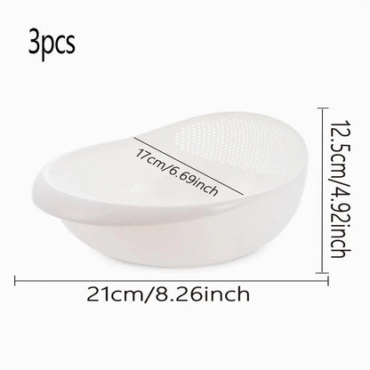Pink colander drain basket