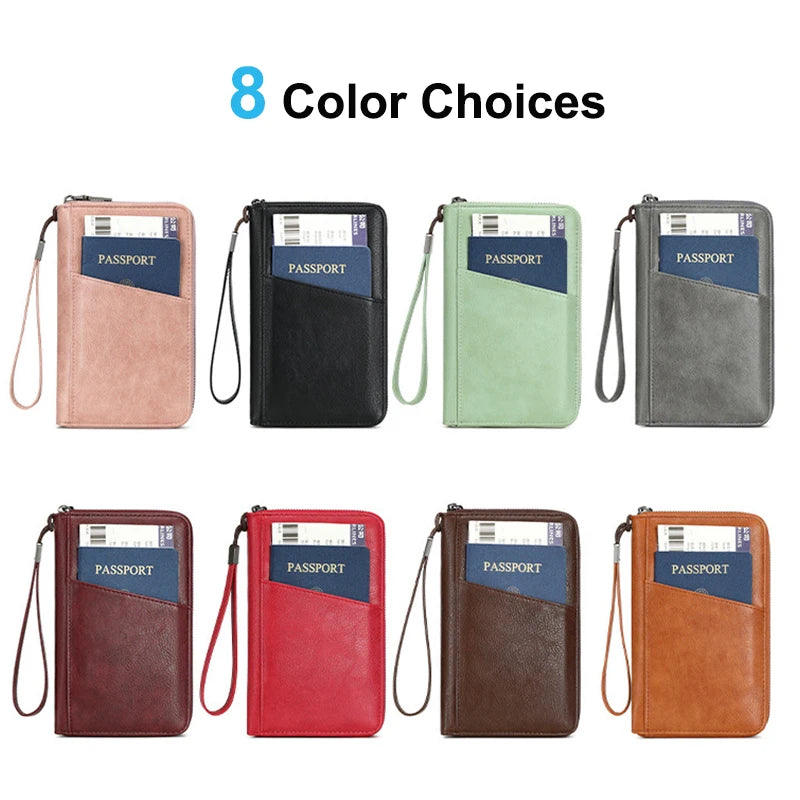 RFID blocking passport wallet in vegan leather - image 5