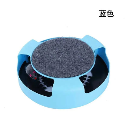 Cat turntable track toy product features
