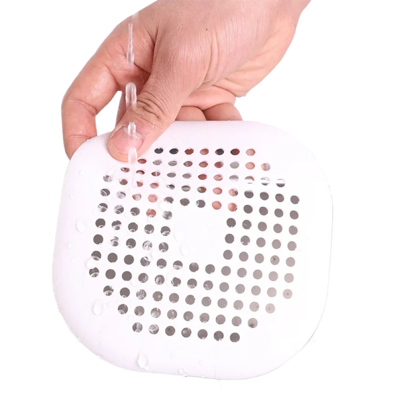 Bathtub drain hair catcher strainer