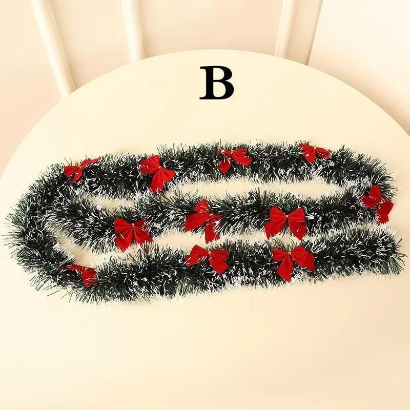 2m Christmas ribbon garland - image 9
