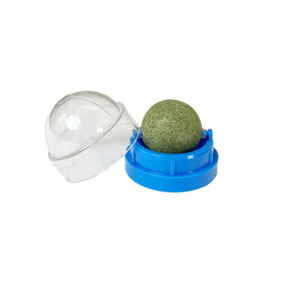 Catnip wall ball cat toy package contents