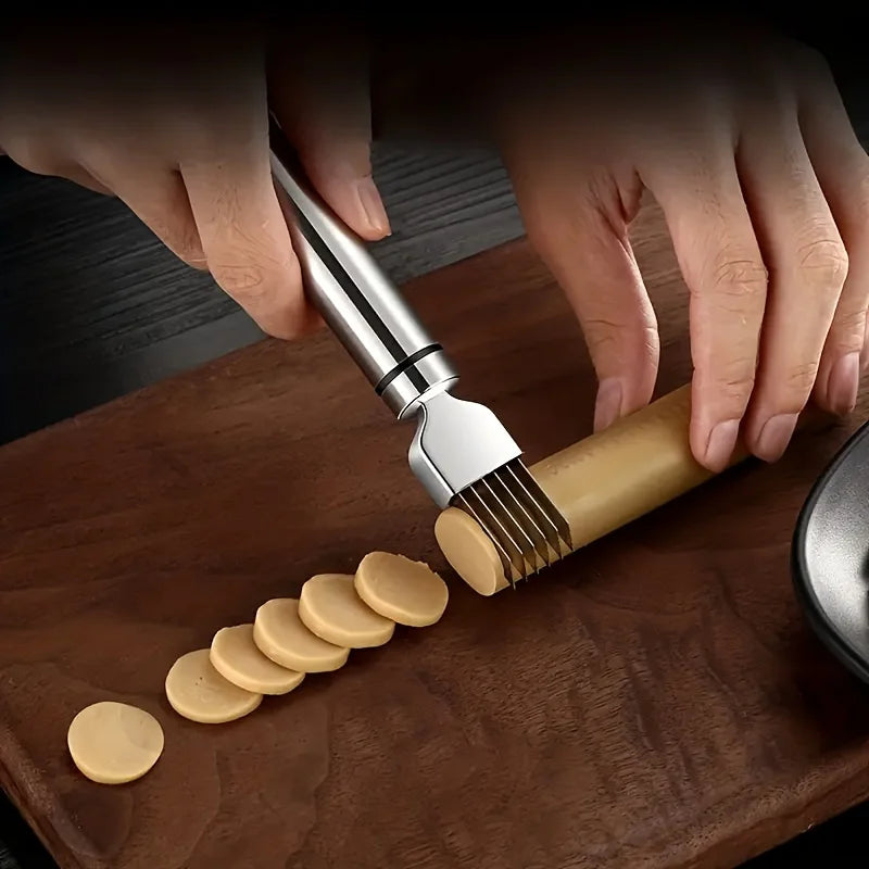Scallion shredder knife for fine green onion strips