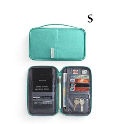 Waterproof family passport holder and travel document organizer - image 10