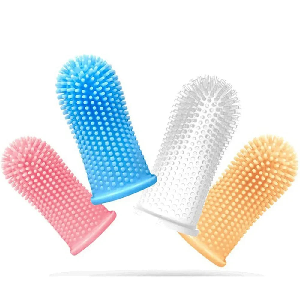 Silicone pet finger toothbrush - image 2