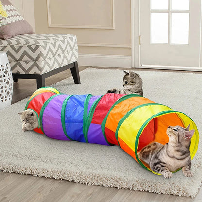 Collapsible cat tunnel