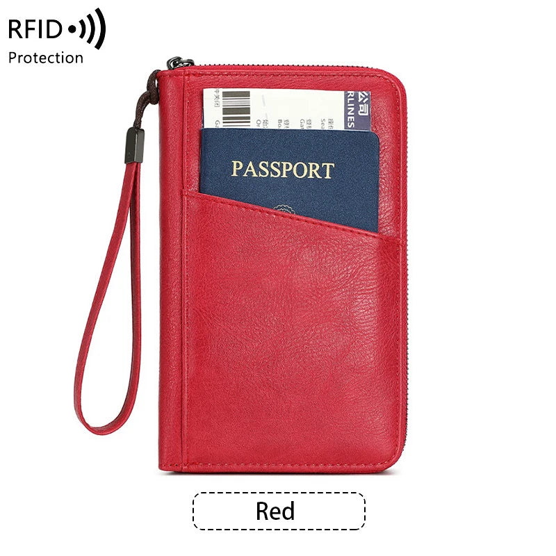 RFID blocking passport wallet in vegan leather - image 11