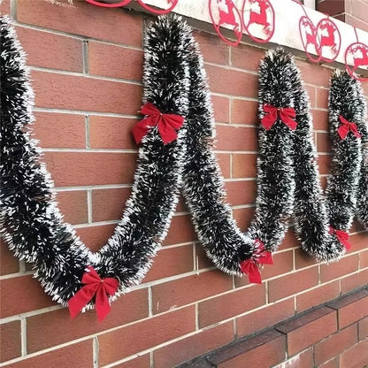 2m Christmas ribbon garland