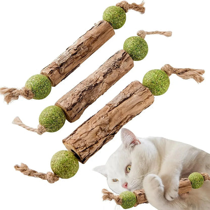 Natural catnip chew stick
