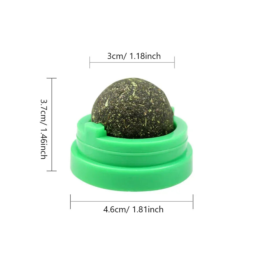 Catnip wall ball cat toy size and dimensions