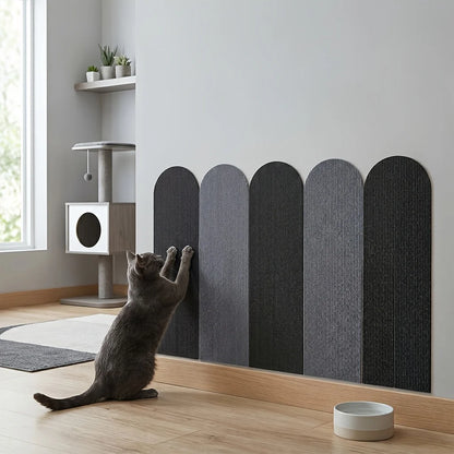 Trimmable cat scratch furniture protector