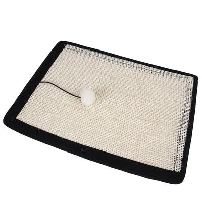 Flat sisal scratch pad