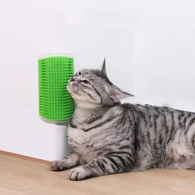 Detachable cat corner brush