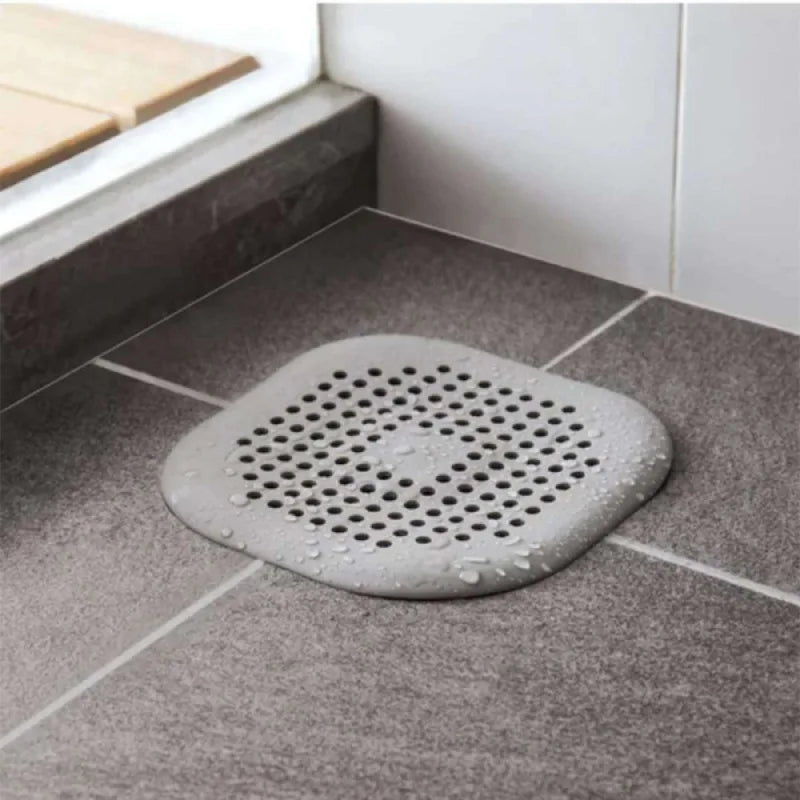 Gray silicone hair catcher