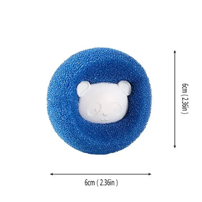 Reusable laundry pet hair remover balls - image 5