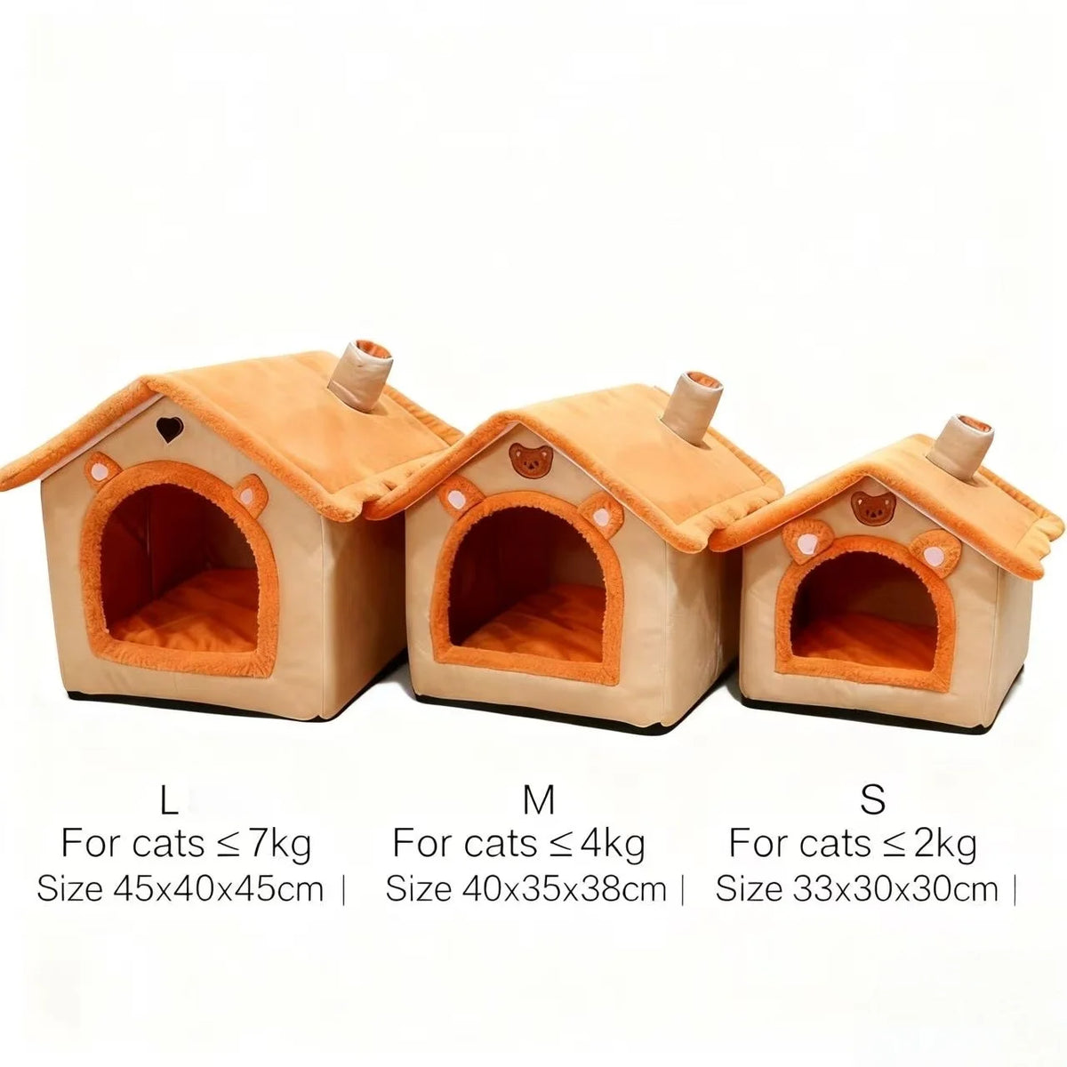 Gray house-style pet bed