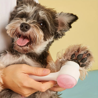 Silicone dog paw cleaning and massage brush - image 2