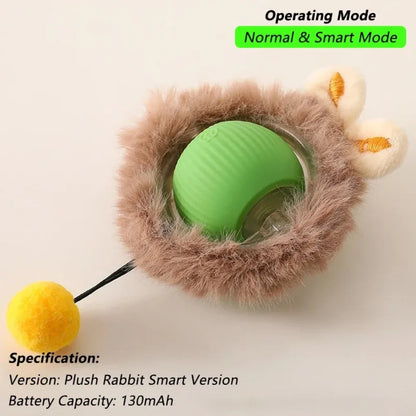 Smart rolling ball cat toy keeps pets busy