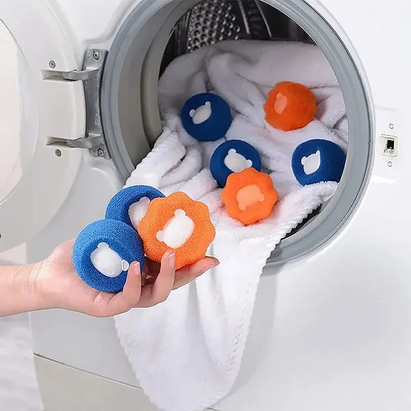 Reusable laundry pet hair remover balls - image 2