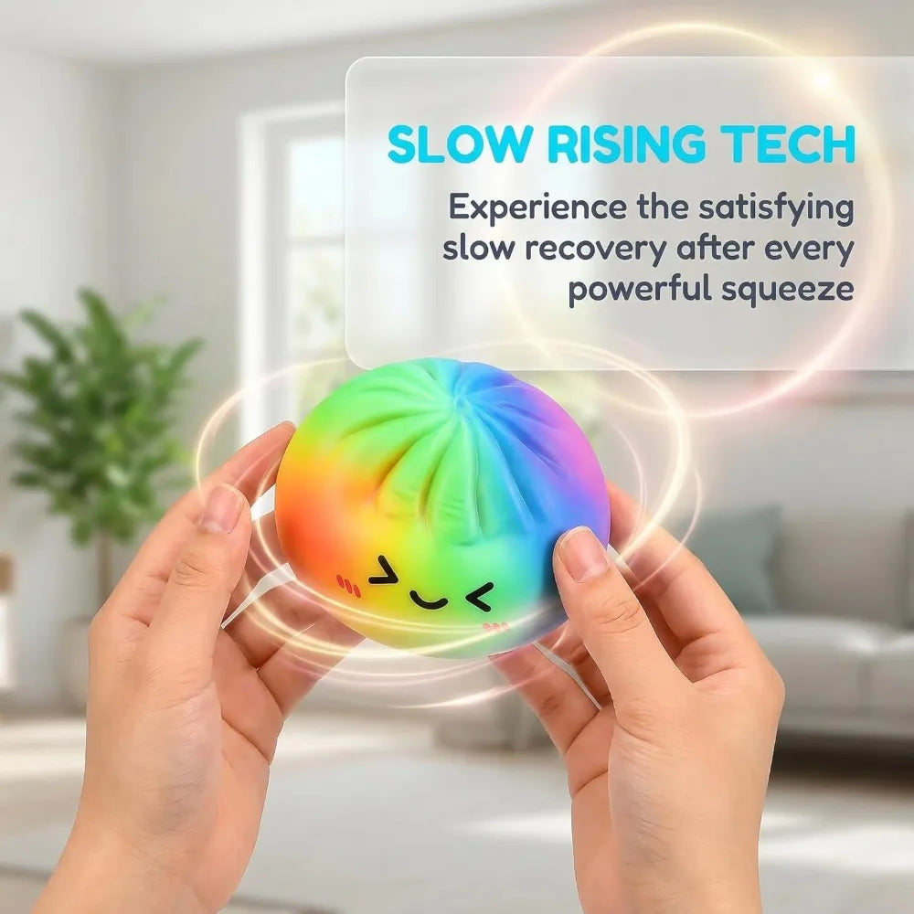 Slow-rebound dumpling squeeze toy