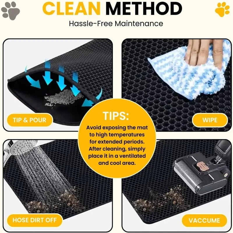 Waterproof double-layer cat litter mat - image 4