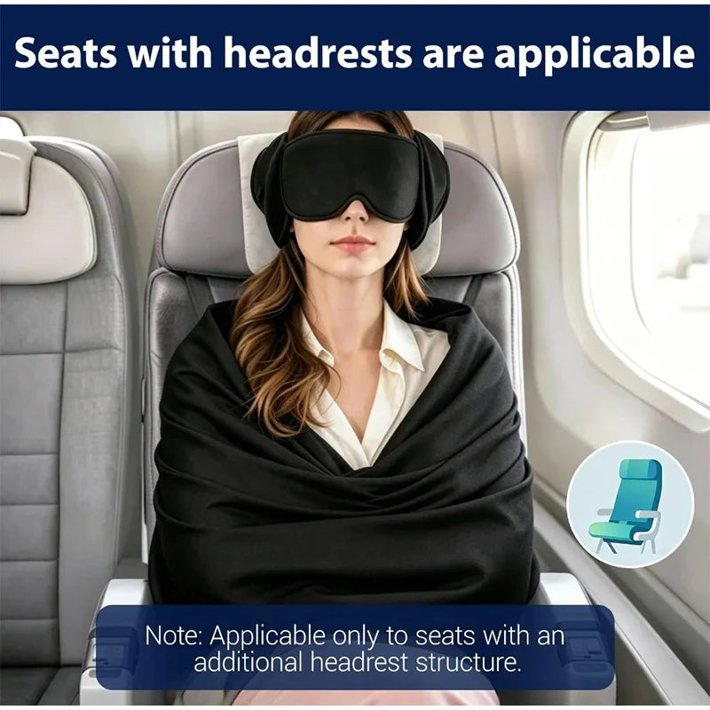 Body sling for airplane seat