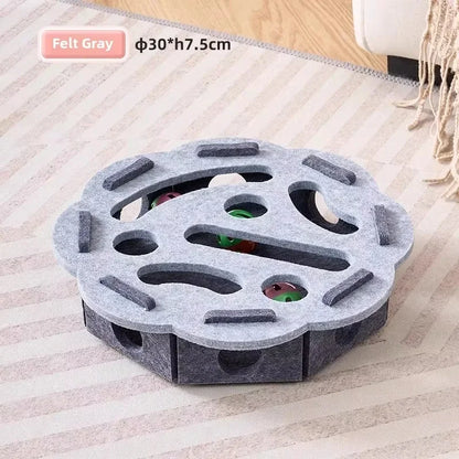 Felt cat puzzle box toy product features