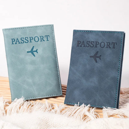 Airplane print passport cover