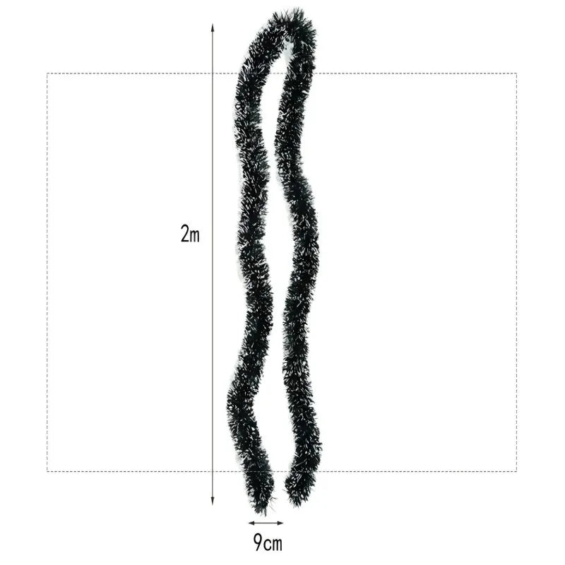 2m Christmas ribbon garland - image 6