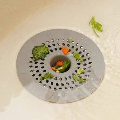 Black silicone drain strainer