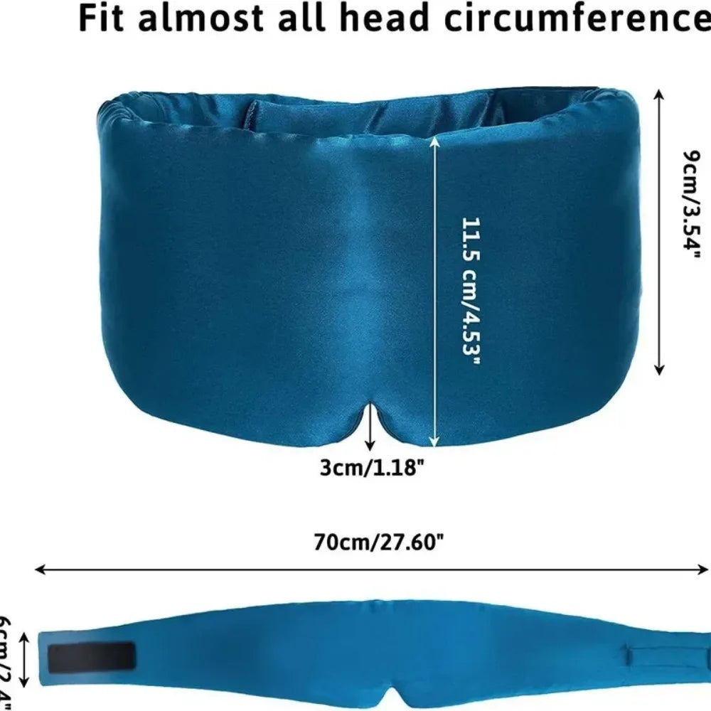 Soft padded sleep mask for travel - image 4