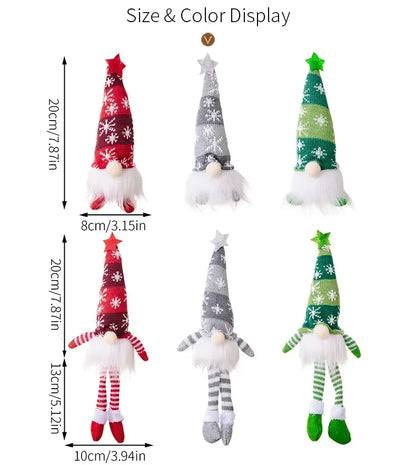 Christmas gnome plush ornament with LED light - image 6