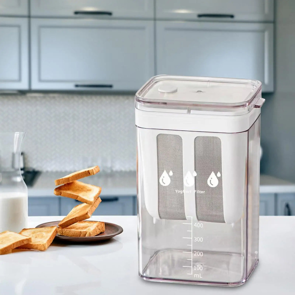 Fine mesh whey separator